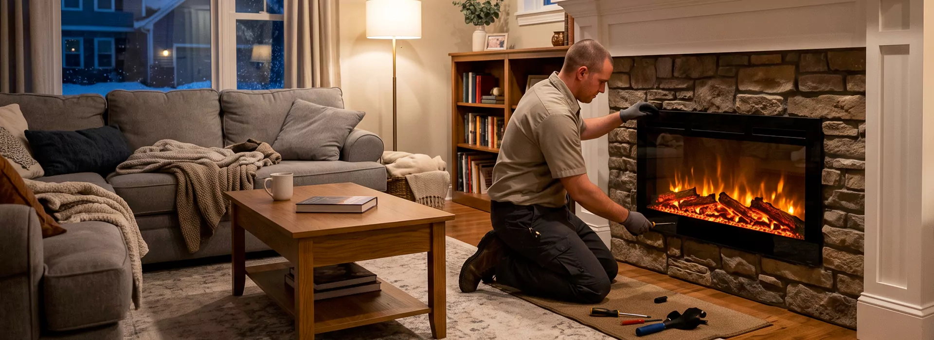 Electric Fireplace Installation Buena Park in Buena Park