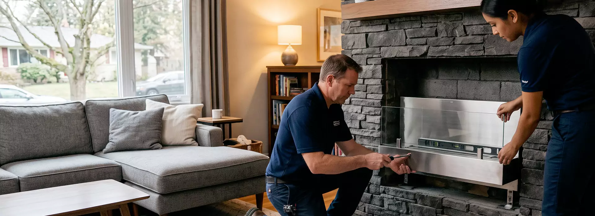 Ethanol Fireplace Installation in Buena Park, CA