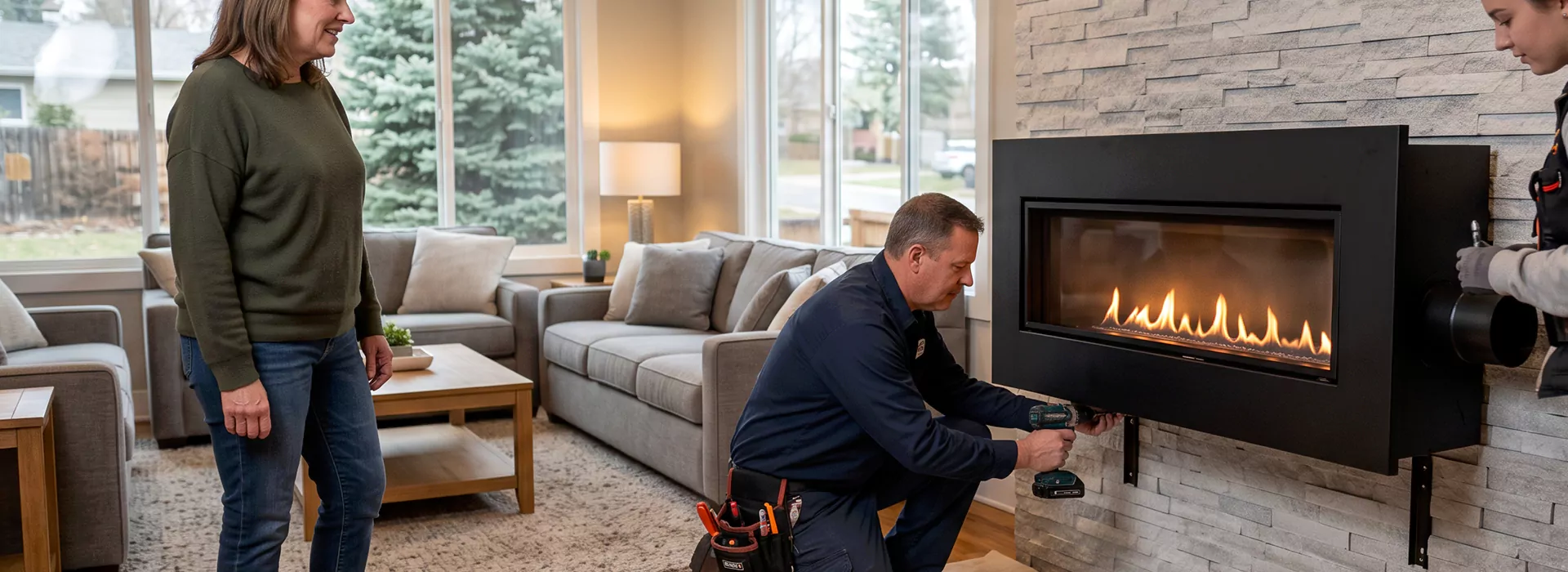 Floating Fireplace Installation Buena Park, CA
