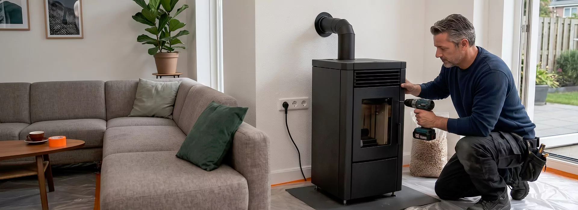 Pellet Stove Chimney Installation in Buena Park, CA