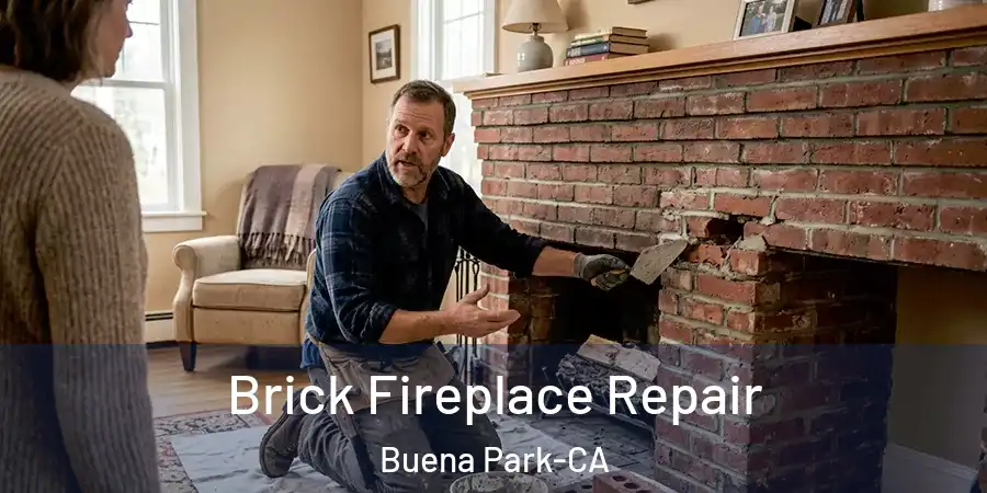 Brick Fireplace Repair Buena Park-CA