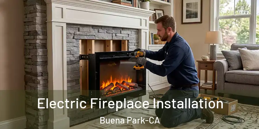  Electric Fireplace Installation Buena Park-CA