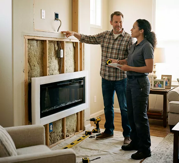 Why Buena Park, CA Homeowners Choose Our Electric Fireplace Installation Team?