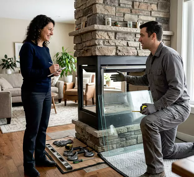 Certified Fireplace Glass Installation Company: Your Local Fireplace Glass Door Installer in Buena Park, CA