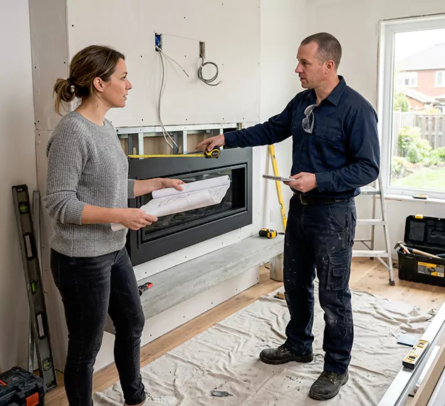 Why Buena Park Homeowners Choose Our Floating Fireplace Installation Team?