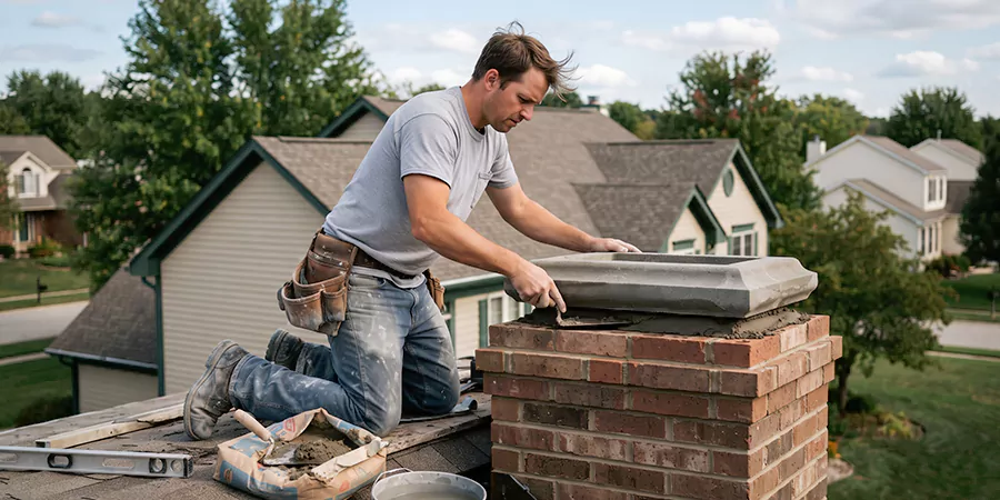 Stone Chimney Crown Installation Buena Park