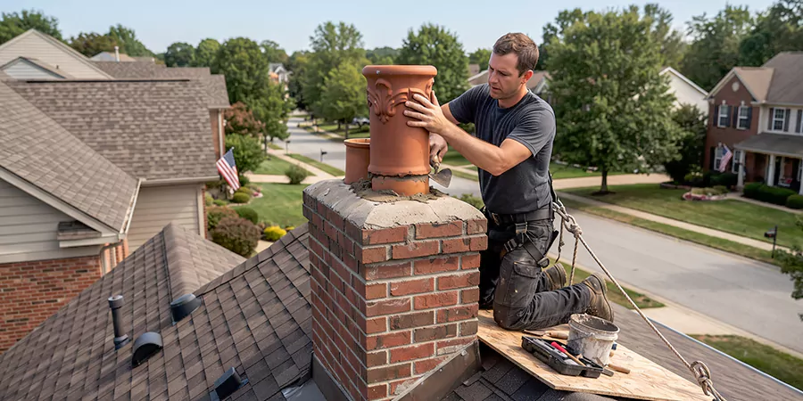 Decorative and Custom Chimney Pot Installation Buena Park