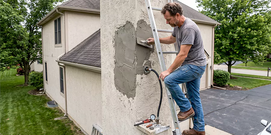 Gas and Stucco Chimney Repair Buena Park