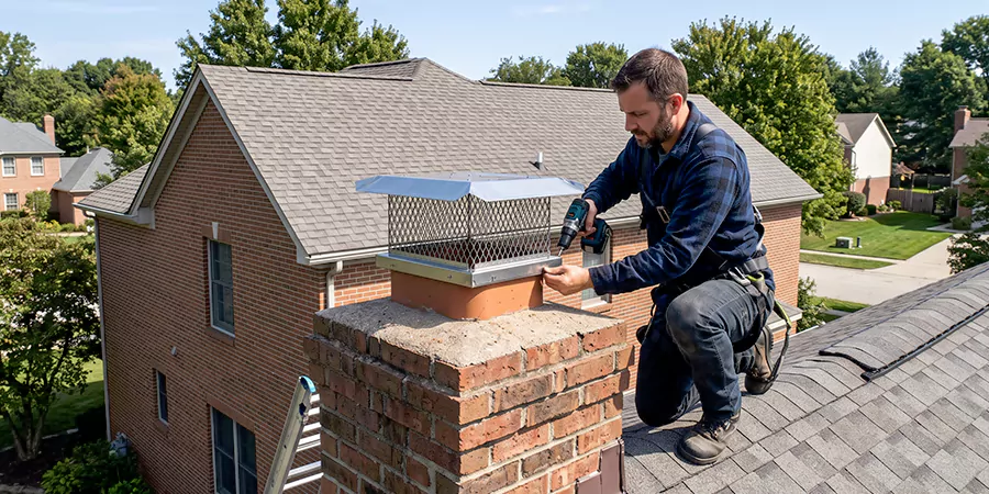 Masonry Chimney Spark Arrestor Installation Buena Park