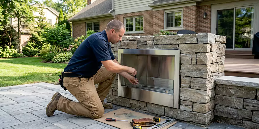 Outdoor Ethanol Fireplace Installation Buena Park