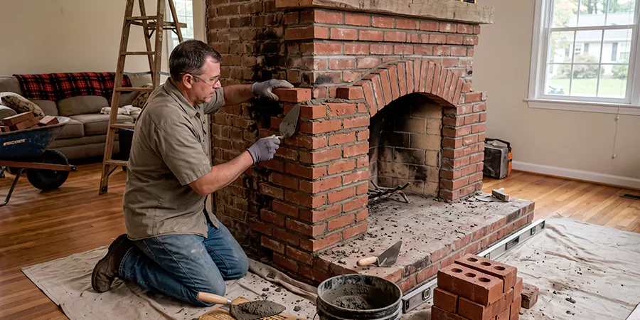 Rebuild Stone Fireplace Buena Park