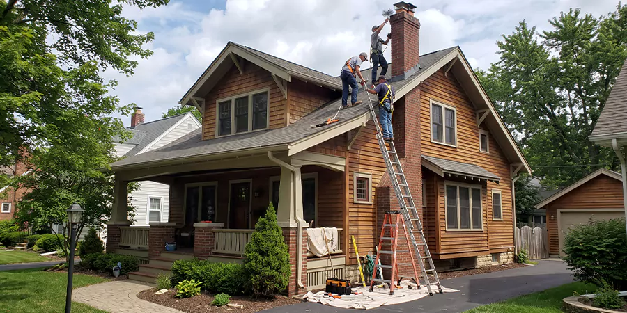 Residential Chimney Masonry Repair and Tuckpointing Buena Park