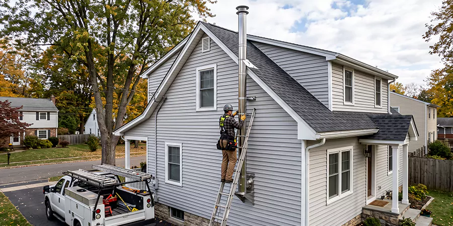 Wood Fireplace Chimney Liner Installation Buena Park